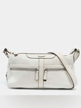 TOD’S Miky Small Nomad Media Ltr Zipper Hobo Bag ITALY RARE EUC